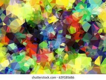 multicolor triangle abstract polygonal background