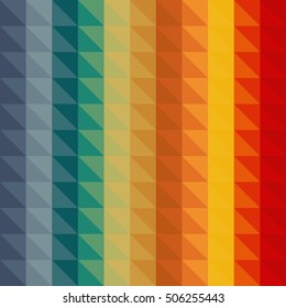 Multicolor Triangle Geometric vector background