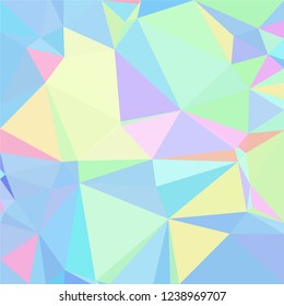 Multicolor triangular backgruund. Abstract pattern. Polygonal vector. Eps10