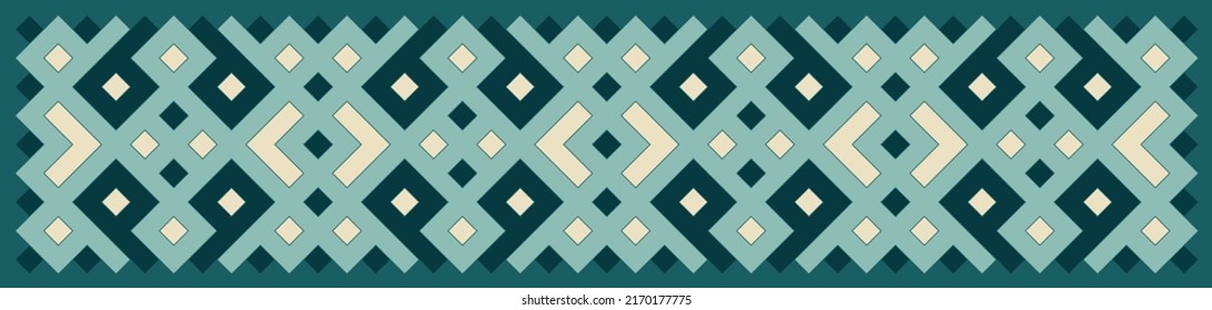 Multicolor truchet tiling connections illustration