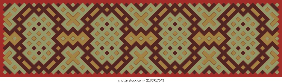 Multicolor truchet tiling connections illustration