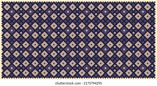 Multicolor truchet tiling connections illustration
