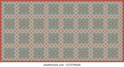 Multicolor truchet tiling connections illustration