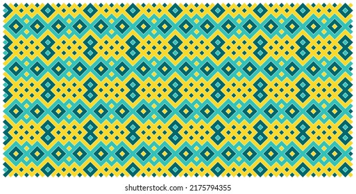 Multicolor truchet tiling connections illustration