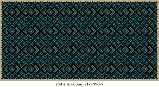 Multicolor truchet tiling connections illustration