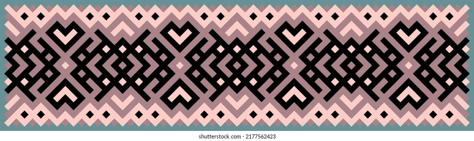 Multicolor truchet tiling connections illustration