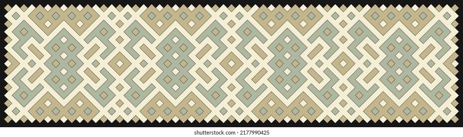 Multicolor truchet tiling connections illustration