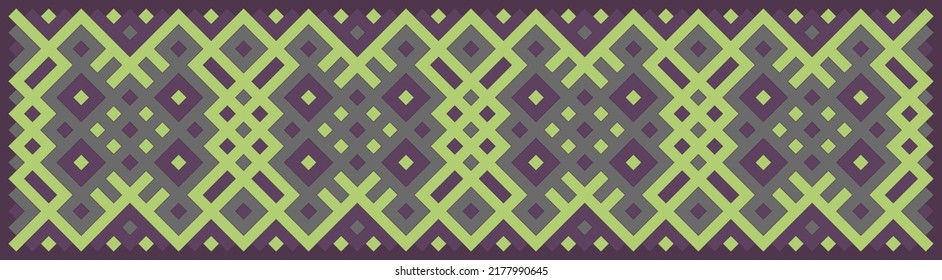 Multicolor truchet tiling connections illustration