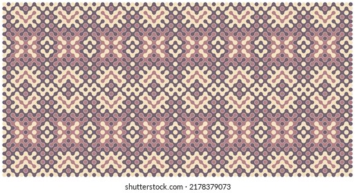 Multicolor truchet tiling connections illustration