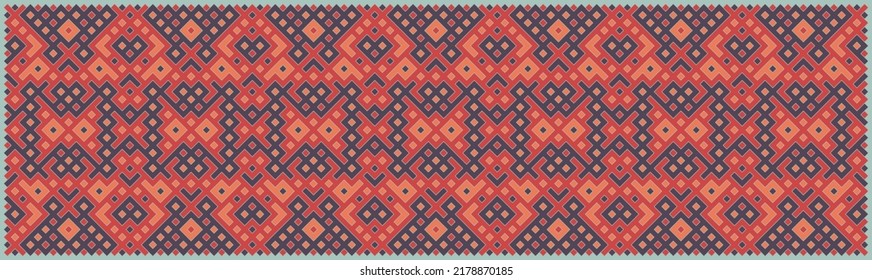 Multicolor truchet tiling connections illustration