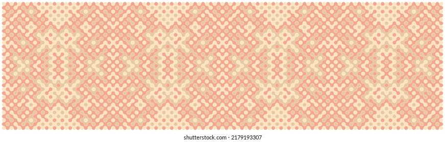 Multicolor truchet tiling connections illustration