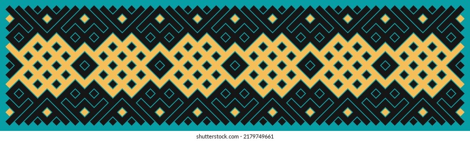 Multicolor truchet tiling connections illustration