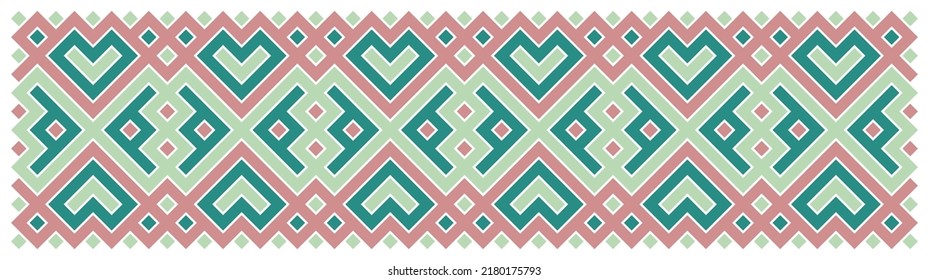 Multicolor truchet tiling connections illustration