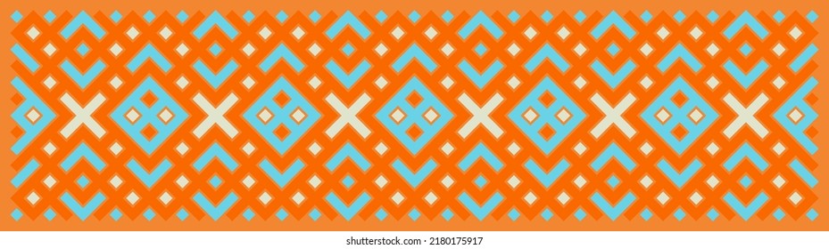Multicolor truchet tiling connections illustration