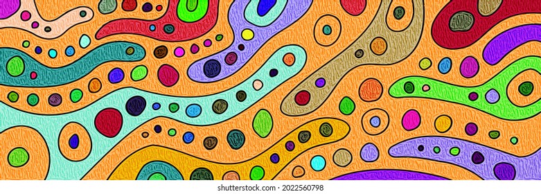 Multicolor vector banner, festive background