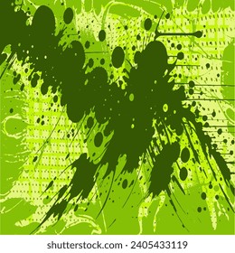 Multicolor vector grunge background of spots, blots, streaks of paint. Texture for a backdrop or to create your own design
