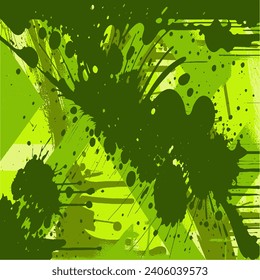 Multicolor vector grunge background of spots, blots, streaks of paint. Texture for a backdrop or to create your own design