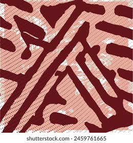 Multicolor vector grunge background of spots, blots, streaks of paint. Texture for a backdrop or to create your own design