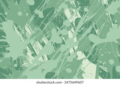 Multicolor vector grunge background of spots, blots, streaks of paint. Texture for a backdrop or to create your own design