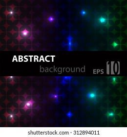 Multicolor vector modern geometrical abstract background. EPS