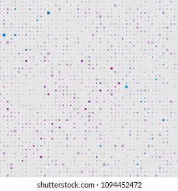 Multicolor vector modern geometrical square abstract background. Geometric pattern in halftone style with gradient.