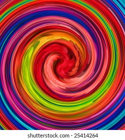 Multicolor Vector Swirl