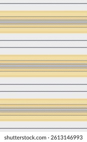 Multicolor vector textile seamless, realistic pattern vertical lines. Lovely fabric background texture stripe in white and amber colors palette.
