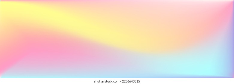 Multicolor Vibrant Bright Fluid Design Pic. Sunset Light Curve Vivid Liquid Gradient Mesh. Water Wavy Rainbow Sunrise Pastel Wallpaper. Blurred Colorful Color Dynamic Sky Gradient Backdrop.