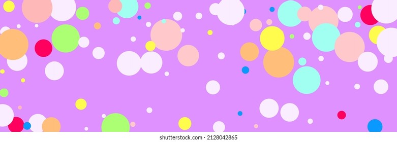 Multicolor Vibrant Green Dark Red Pattern. Bright Indigo Bordo Purple Rainbow Background. Pastel Children Play Pink Kids Blue Illustration. Beige White Yellow Violet Color Circles Composition.