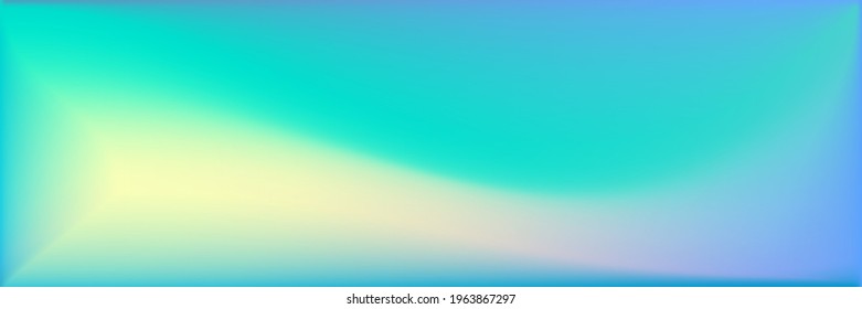 Multicolor Vivid Wavy Gradient Mesh. Color Ocean Rainbow Smooth Surface Illustration. Indigo Turquoise Wavy Gradient Mesh. Natural Water Modern Design Backdrop. Vibrant Blurred Background.