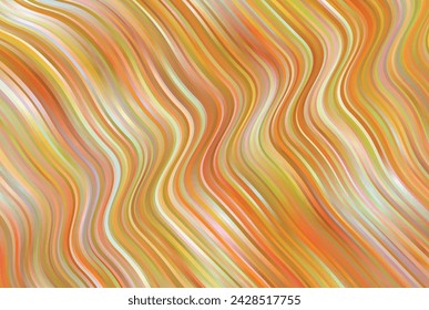 Multicolor wave lines abstract background. Vector illustration.