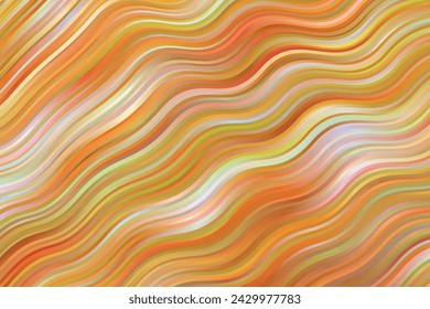 Multicolor wave lines abstract background. Vector illustration.