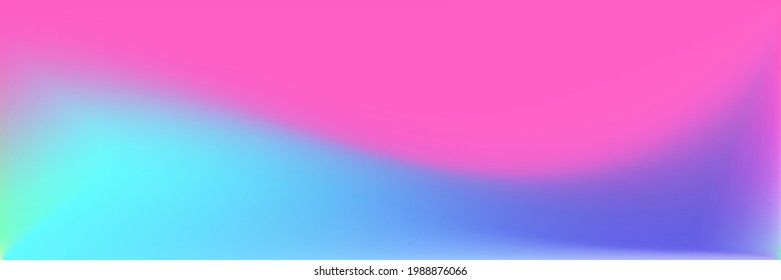 Multicolor Wavy Sunset Sunrise Pastel Gradient Background. Vibrant Vivid Water Dynamic Fluid Background. Neon Colorful Curve Blurred Glow Smooth Surface. Color Bright Sky Liquid Light Gradient Mesh.