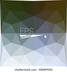 multicolor white green gray geometric rumpled triangular low poly style gradient illustration graphic background. Vector polygonal design for your business.