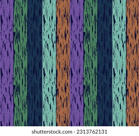 Líneas verticales desgastadas multicolor, patrón de pintura de pincel de color de agua