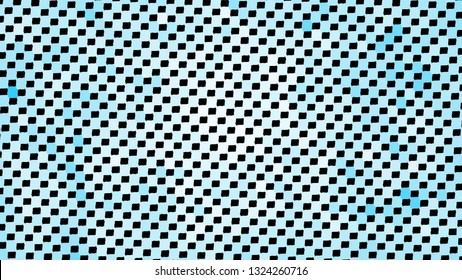 Multicolored abstract background of blue squares, rhombuses, rectangles tiles, mosaic with seams of glowing magical energy shiny bright beautiful. Vector illustration. Texture.