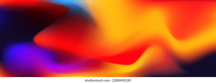 Multicolored abstract background. Bright blurred multicolor holographic creative banner design. Abstract colorful liquid rainbow colors background. Futuristic colorful wide abstract banner concept.