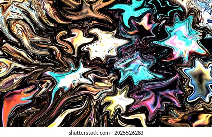 multi-colored abstract background, with an explosion theme or it could be like a bunch of amoeba 