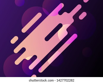 Multicolored abstract background. Fashionable color form palette. Eps10 vector. - Vector graphics