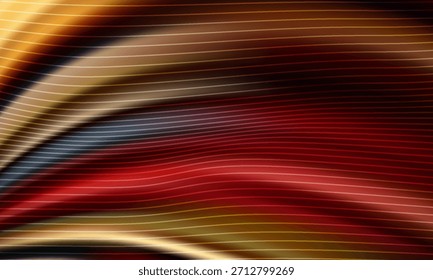 multicolored abstract background featuring flowing striped lines and gradient hues. Perfect for tech, fashion, 