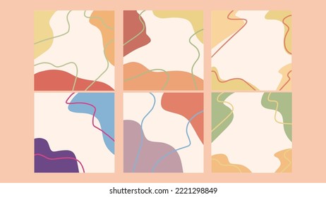 Multicolored abstract background funny copy space color