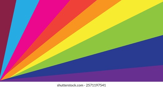 Multicolored abstract background with irregular triangles. Colorful abstract fluid and wave background. Geometric abstract multicolor background.