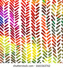 A multicolored abstract background. Mixed media. Rainbow hatching. Vector Illustrated