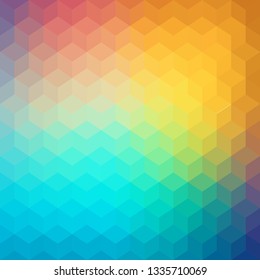 Multicolored abstract background, mosaic tiles concept, vector illustration.