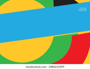 Multicolored abstract background. Vector graphics.