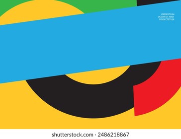 Multicolored abstract background. Vector graphics.