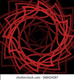 multicolored abstract background of wavy lines