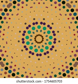Multicolored abstract design element. Beautiful kaleidoscopic texture for design. 
