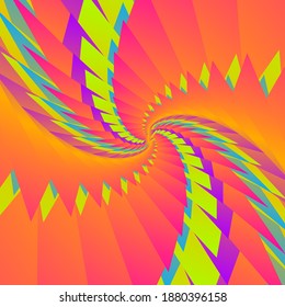 Multicolored abstract digital vector art background.