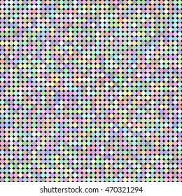 Multicolored abstract disco background. Seamless pattern.